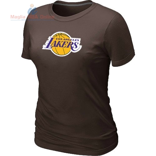 Acquista T-Shirt Donna Los Angeles Lakers Marrone