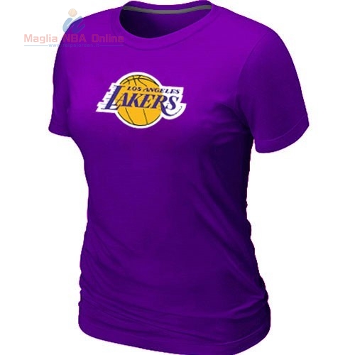 Acquista T-Shirt Donna Los Angeles Lakers Porpora