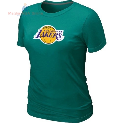 Acquista T-Shirt Donna Los Angeles Lakers Verde