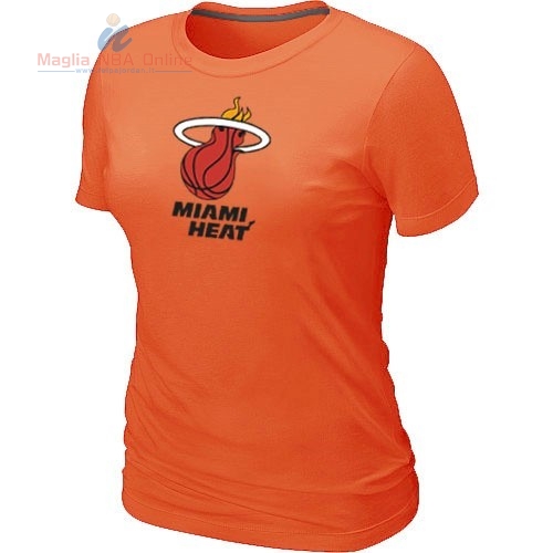 Acquista T-Shirt Donna Miami Heat Arancia