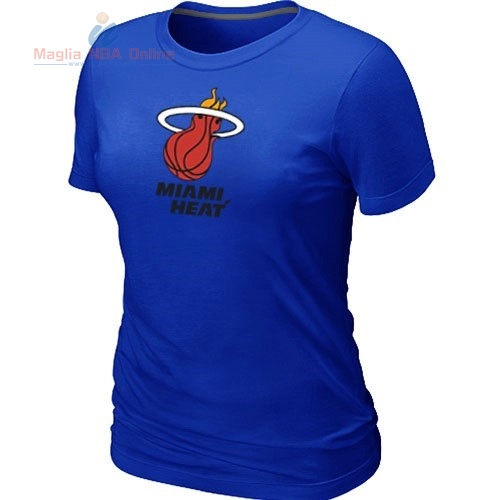Acquista T-Shirt Donna Miami Heat Blu Profundo