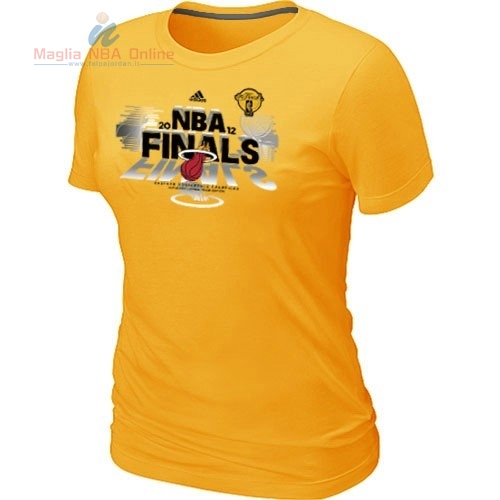 Acquista T-Shirt Donna Miami Heat Giallo 1