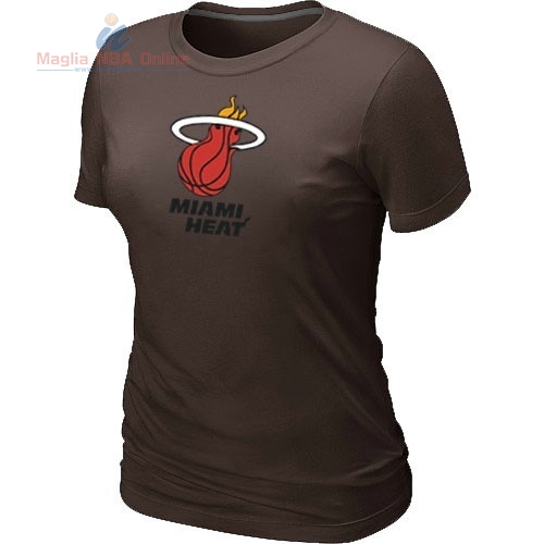 Acquista T-Shirt Donna Miami Heat Marrone