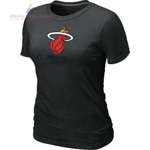 Acquista T-Shirt Donna Miami Heat Nero