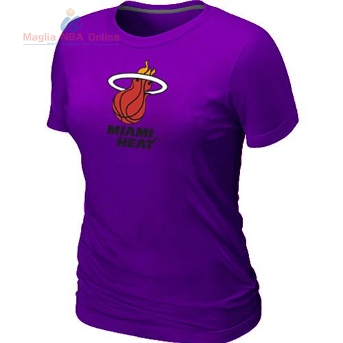 Acquista T-Shirt Donna Miami Heat Porpora