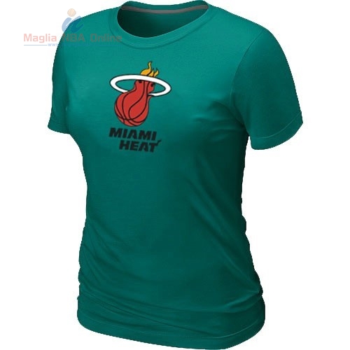 Acquista T-Shirt Donna Miami Heat Verde