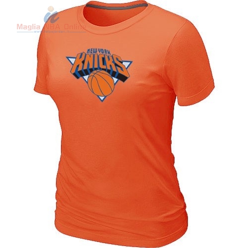 Acquista T-Shirt Donna New York Knicks Arancia