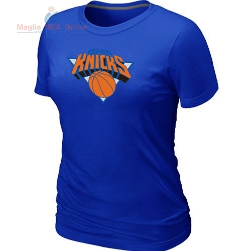 Acquista T-Shirt Donna New York Knicks Blu Profundo