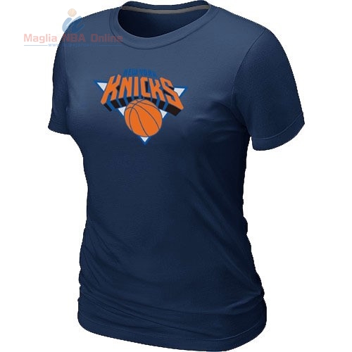 Acquista T-Shirt Donna New York Knicks Inchiostro Blu