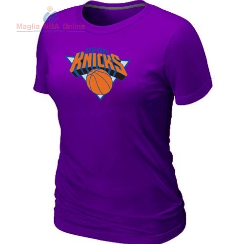 Acquista T-Shirt Donna New York Knicks Porpora