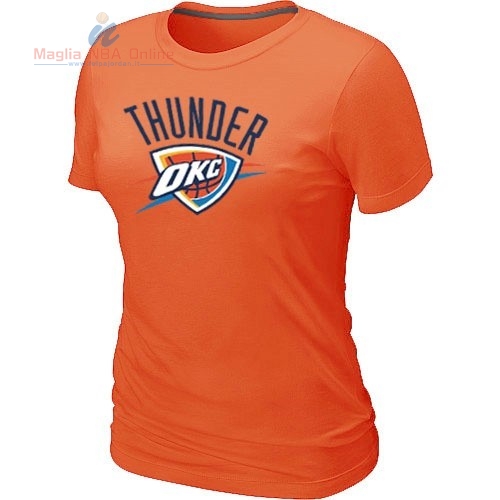 Acquista T-Shirt Donna Oklahoma City Thunder Arancia