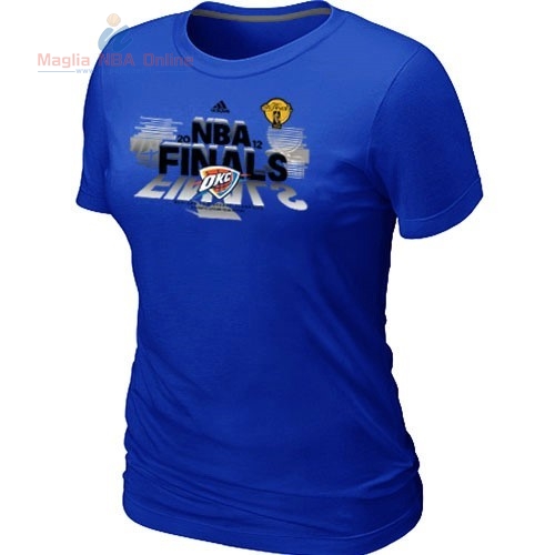 Acquista T-Shirt Donna Oklahoma City Thunder Blu Profundo