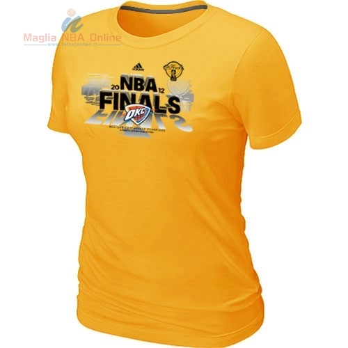 Acquista T-Shirt Donna Oklahoma City Thunder Giallo 1