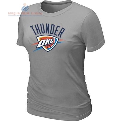 Acquista T-Shirt Donna Oklahoma City Thunder Grigio