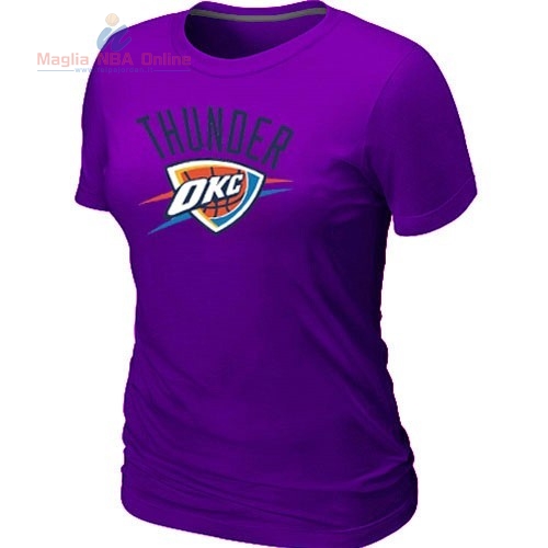 Acquista T-Shirt Donna Oklahoma City Thunder Porpora