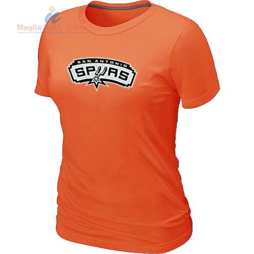 Acquista T-Shirt Donna San Antonio Spurs Arancia