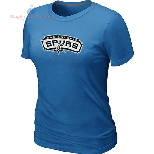 Acquista T-Shirt Donna San Antonio Spurs Blu