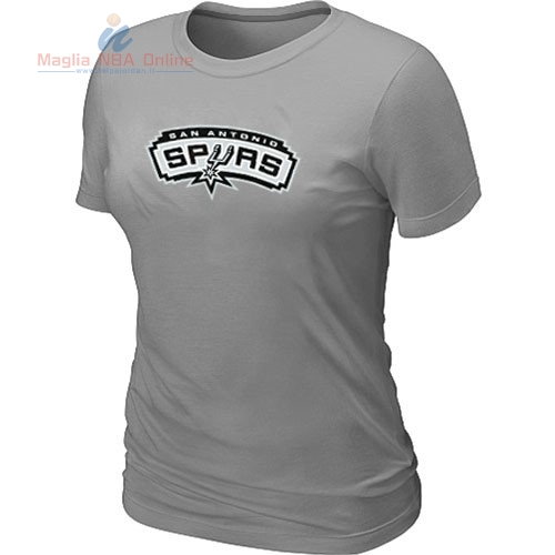 Acquista T-Shirt Donna San Antonio Spurs Grigio