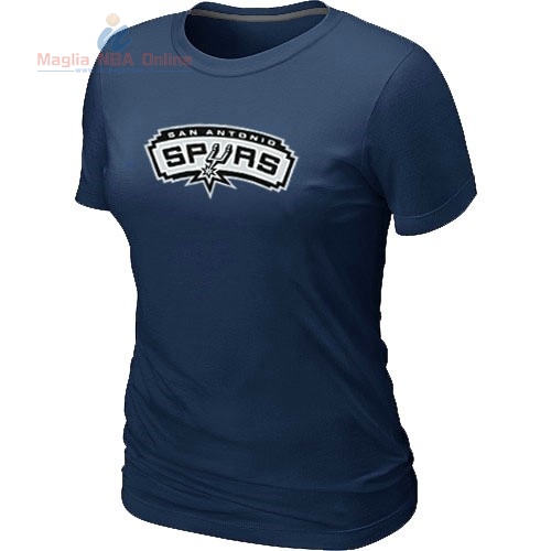 Acquista T-Shirt Donna San Antonio Spurs Inchiostro Blu