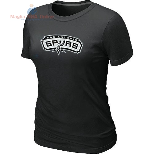 Acquista T-Shirt Donna San Antonio Spurs Nero