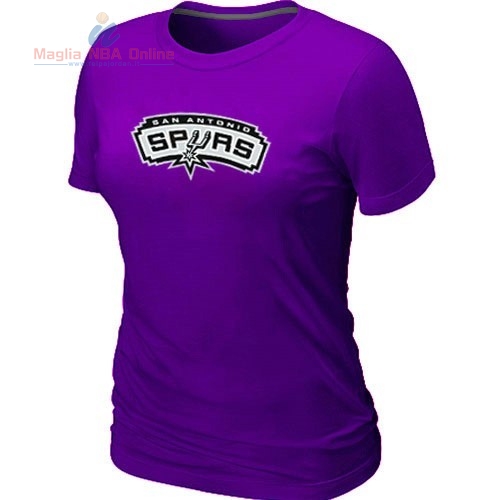 Acquista T-Shirt Donna San Antonio Spurs Porpora