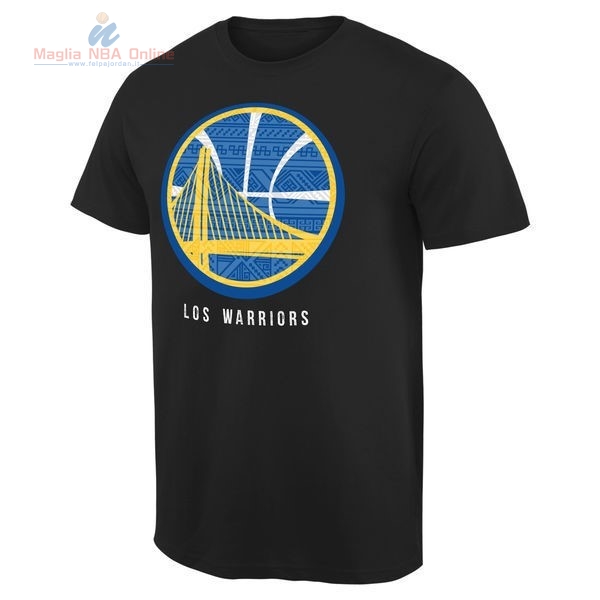 Acquista T-Shirt Golden State Warriors Nero 002