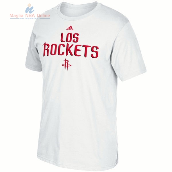 Acquista T-Shirt Houston Rockets Bianco