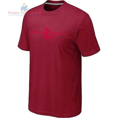 Acquista T-Shirt Houston Rockets Borgogna