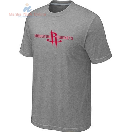 Acquista T-Shirt Houston Rockets Grigio