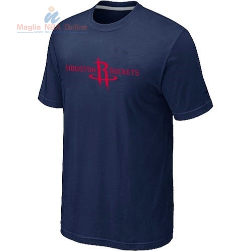 Acquista T-Shirt Houston Rockets Inchiostro Blu