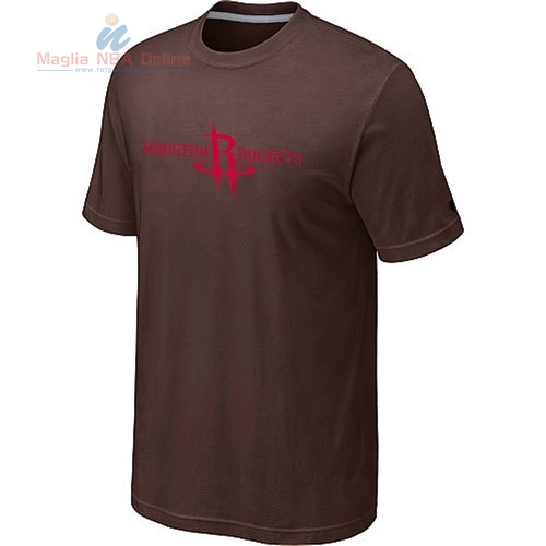 Acquista T-Shirt Houston Rockets Marrone