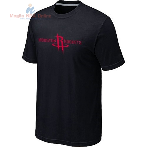 Acquista T-Shirt Houston Rockets Nero 001