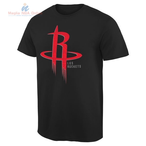 Acquista T-Shirt Houston Rockets Nero