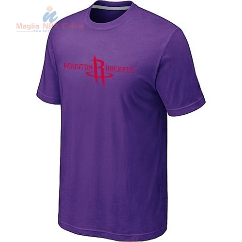 Acquista T-Shirt Houston Rockets Porpora