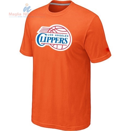 Acquista T-Shirt Los Angeles Clippers Arancia