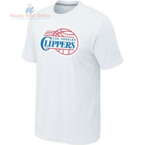 Acquista T-Shirt Los Angeles Clippers Bianco