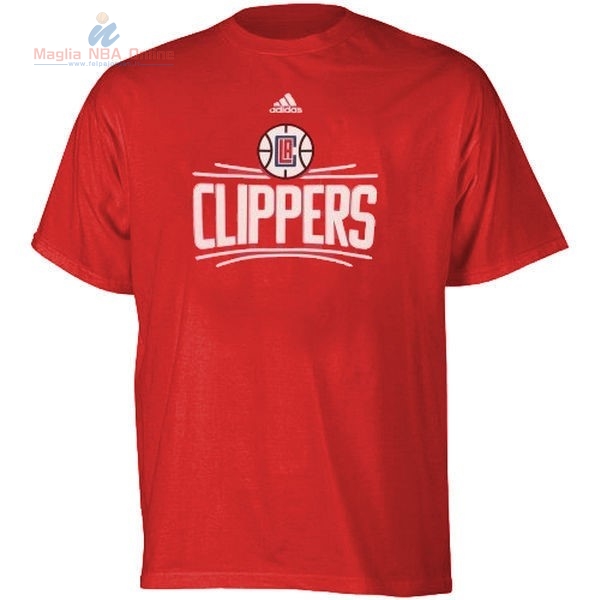 Acquista T-Shirt Los Angeles Clippers Rosso