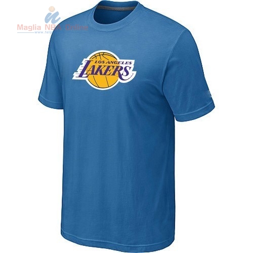 Acquista T-Shirt Los Angeles Lakers Blu 2017