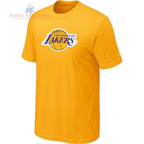 Acquista T-Shirt Los Angeles Lakers Giallo