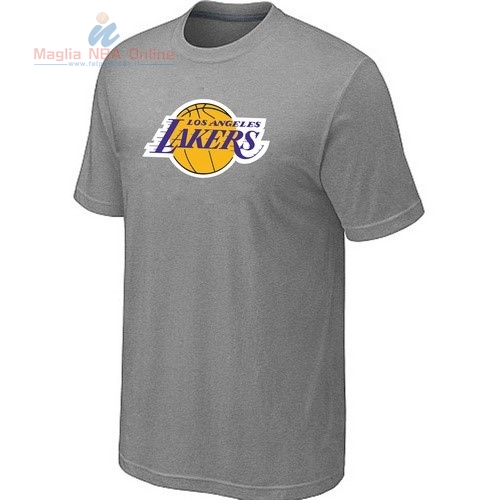 Acquista T-Shirt Los Angeles Lakers Grigio