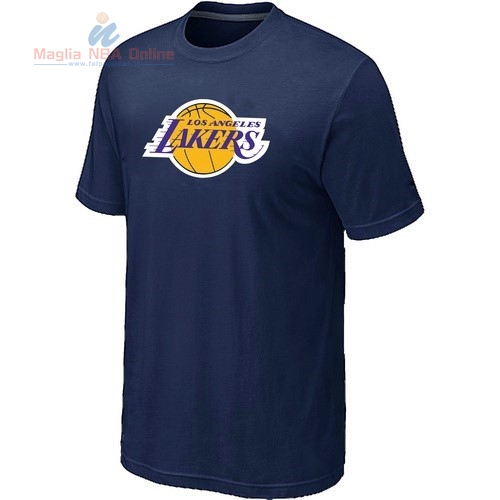 Acquista T-Shirt Los Angeles Lakers Inchiostro Blu