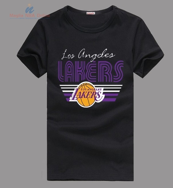 Acquista T-Shirt Los Angeles Lakers Nero 001