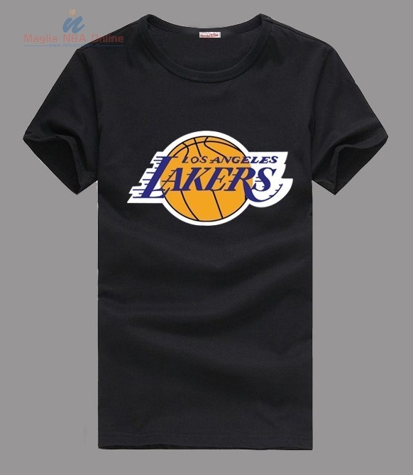 Acquista T-Shirt Los Angeles Lakers Nero 003
