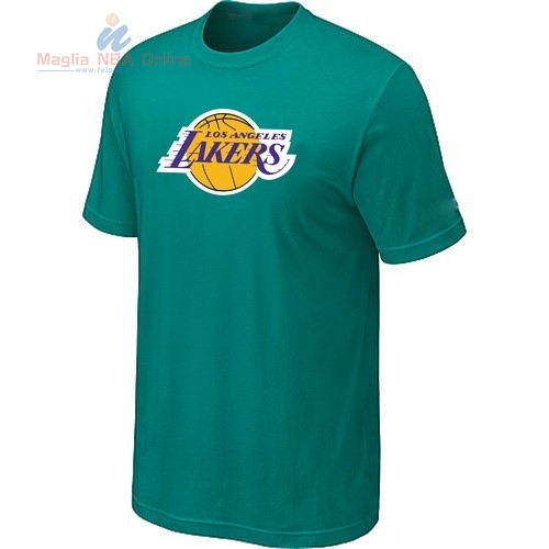Acquista T-Shirt Los Angeles Lakers Verde