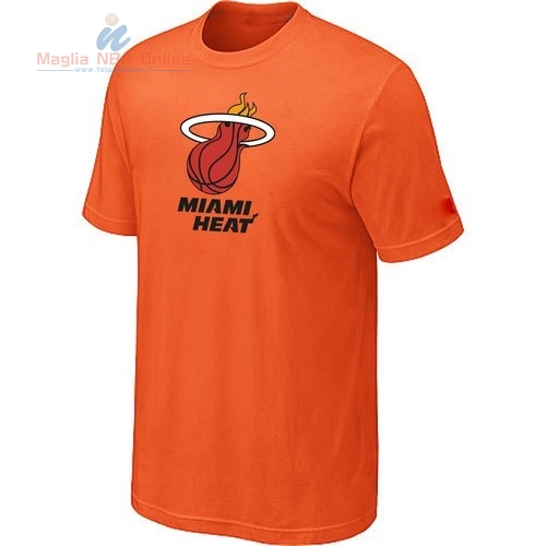 Acquista T-Shirt Miami Heat Arancia