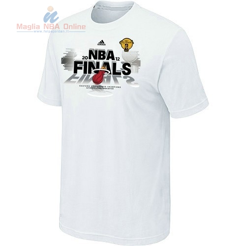 Acquista T-Shirt Miami Heat Bianco 001