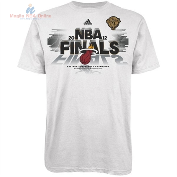 Acquista T-Shirt Miami Heat Bianco 003