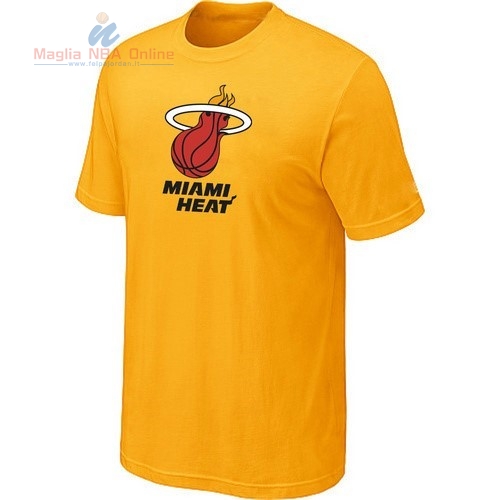 Acquista T-Shirt Miami Heat Giallo