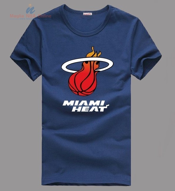 Acquista T-Shirt Miami Heat Inchiostro Blu 001