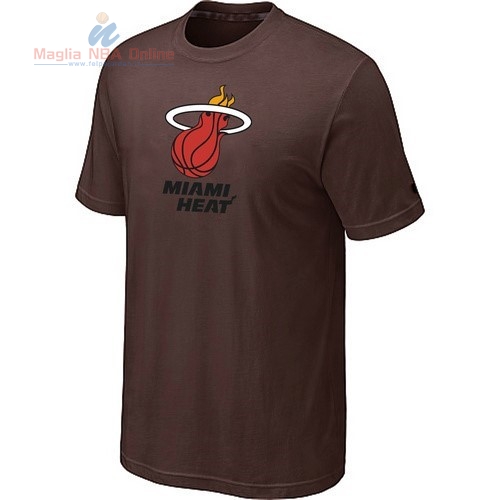 Acquista T-Shirt Miami Heat Marrone